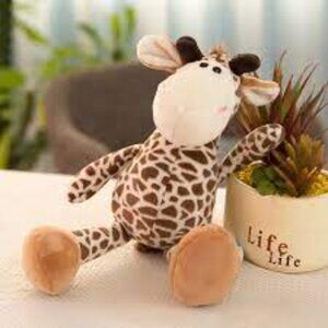 Cuddly Brown Giraffe Stuffed Animal